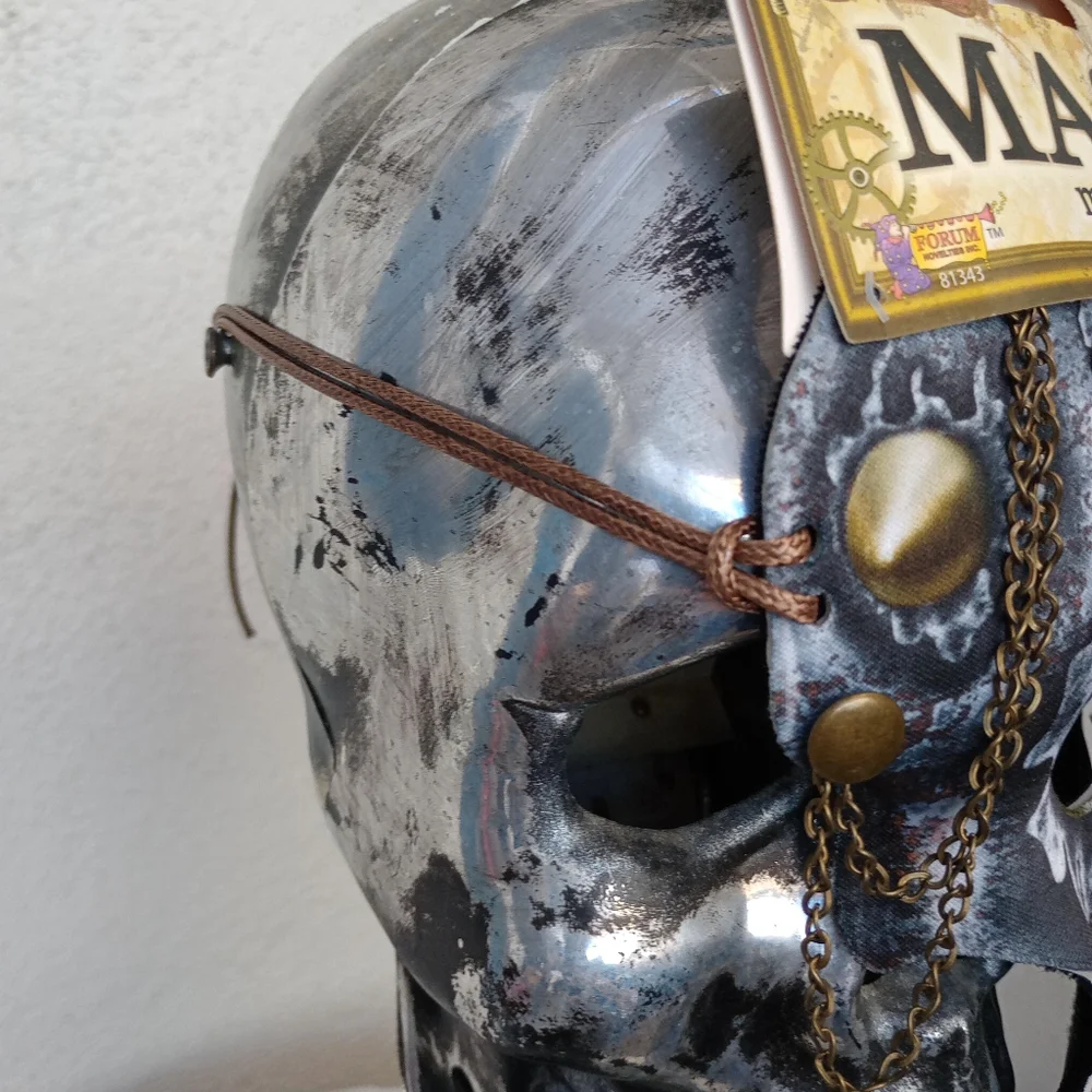 Steampunk Half Mask Cosplay Halloween Costume Party Themed Festival Western